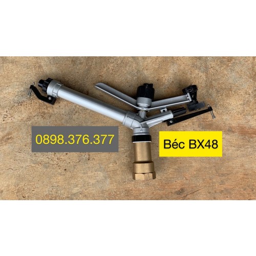 Béc BX48 - Béc bướm bán kính kính lớn 48 mét chuyên tưới chè, cà phê