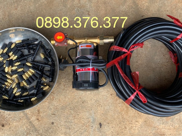 Bộ phun sương làm mát mái tôn 100m2