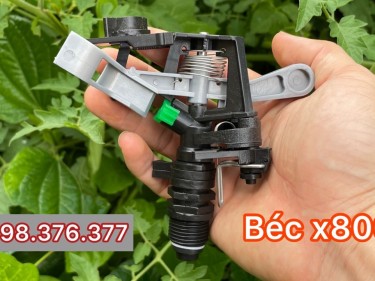 Béc X806 - Béc tưới phun mưa cánh đập có chỉnh góc quay và bán kính